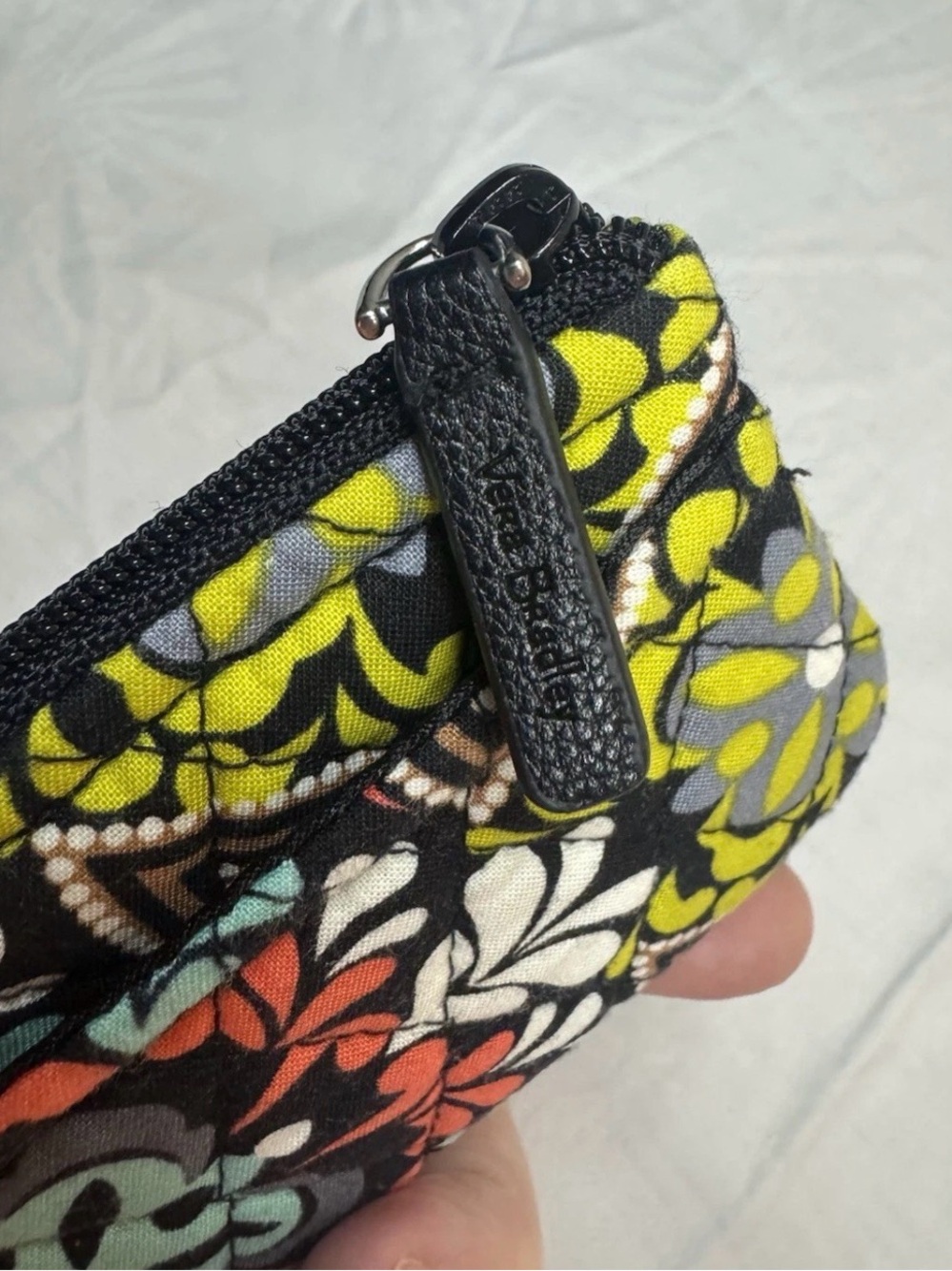 Vera Bradley Zip Coin Purse Sierra Floral Paisley - Picture 5 of 5